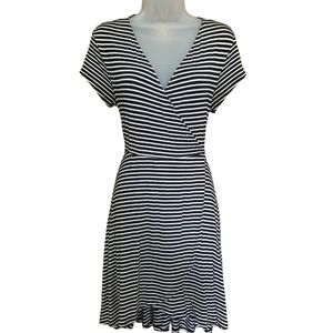 Faded Glory Faux Wrap Midi Dress